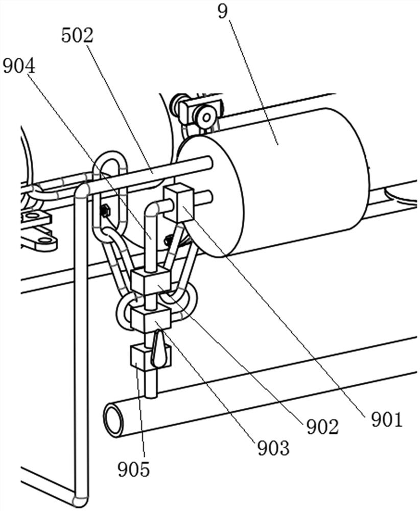 Railway vehicle parking brake device capable of automatically stopping and manually stopping