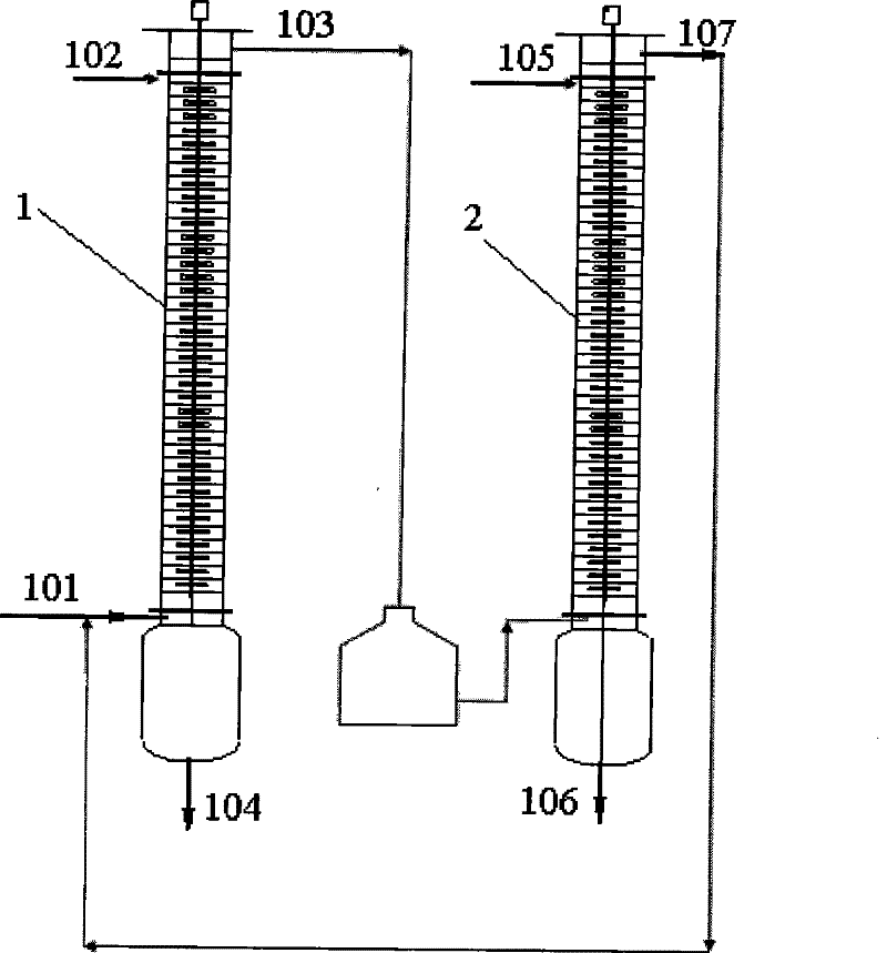 Method for extracting hydroxyacetic acid from water solution mixture containing hydroxyacetic acid