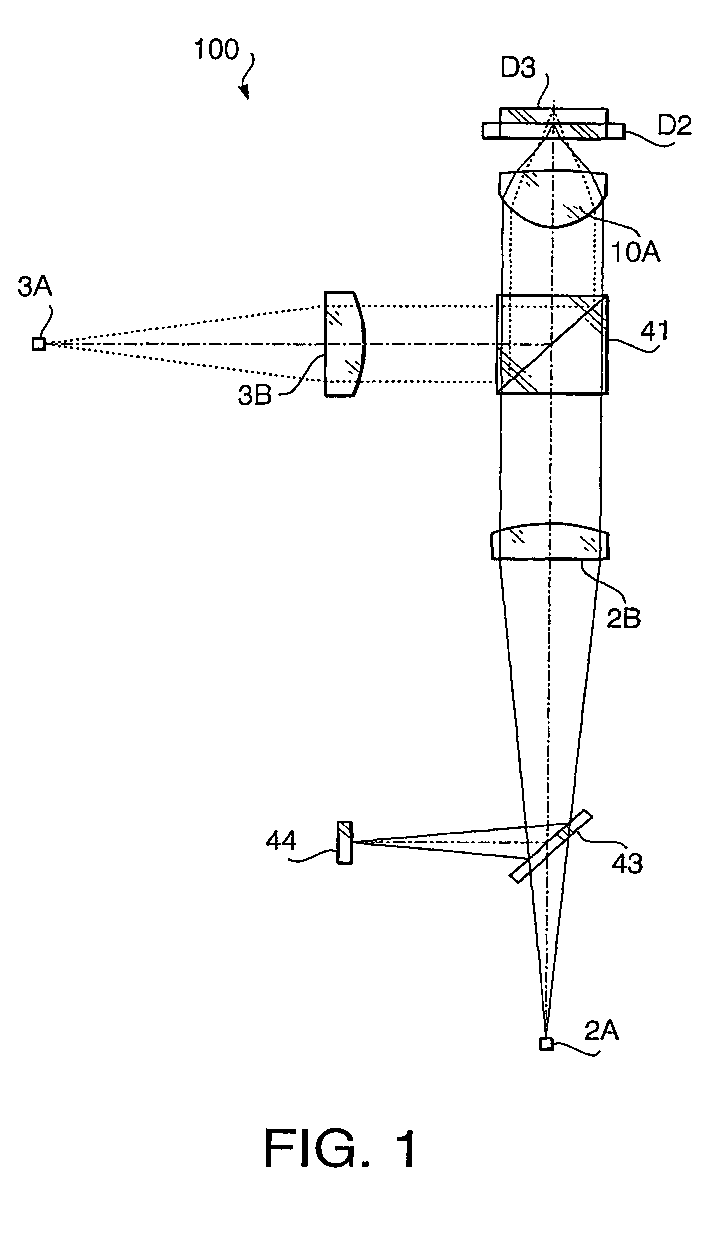 Design method of optical element and optical element through which a plurality of light beams having different design wavelengths pass