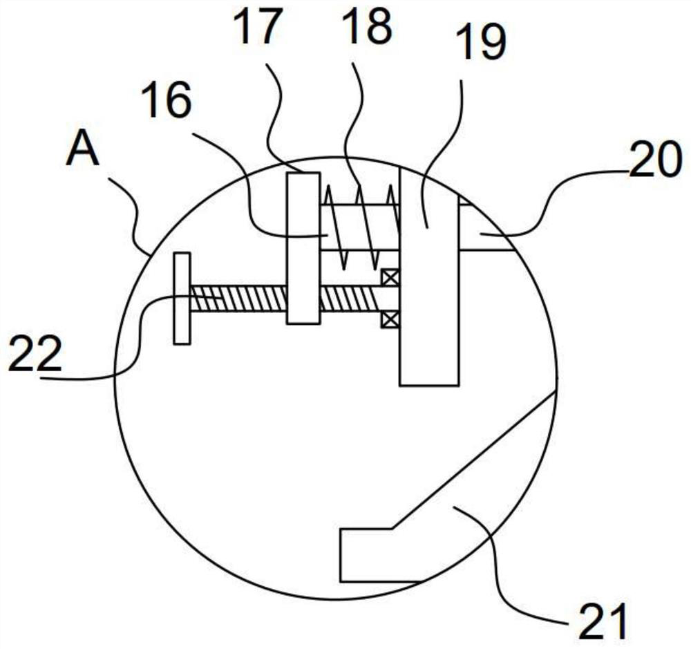 Uniform feed feeding device for livestock breeding