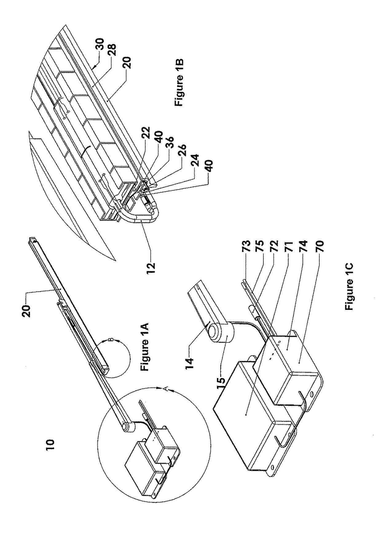 Heated windshield wiper system for vehicle