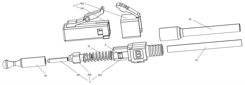 Air-blowing connector