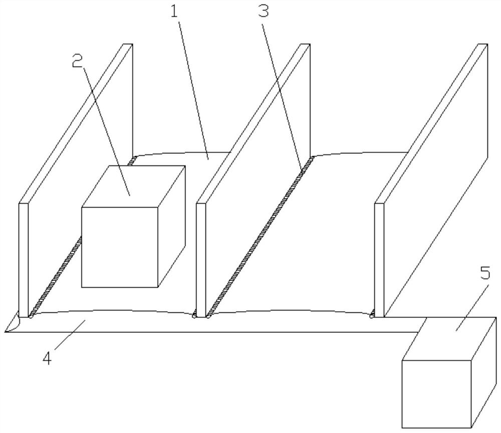 High-water-content material efficient fermentation system integrating functions of material turning, dehydration and material stirring