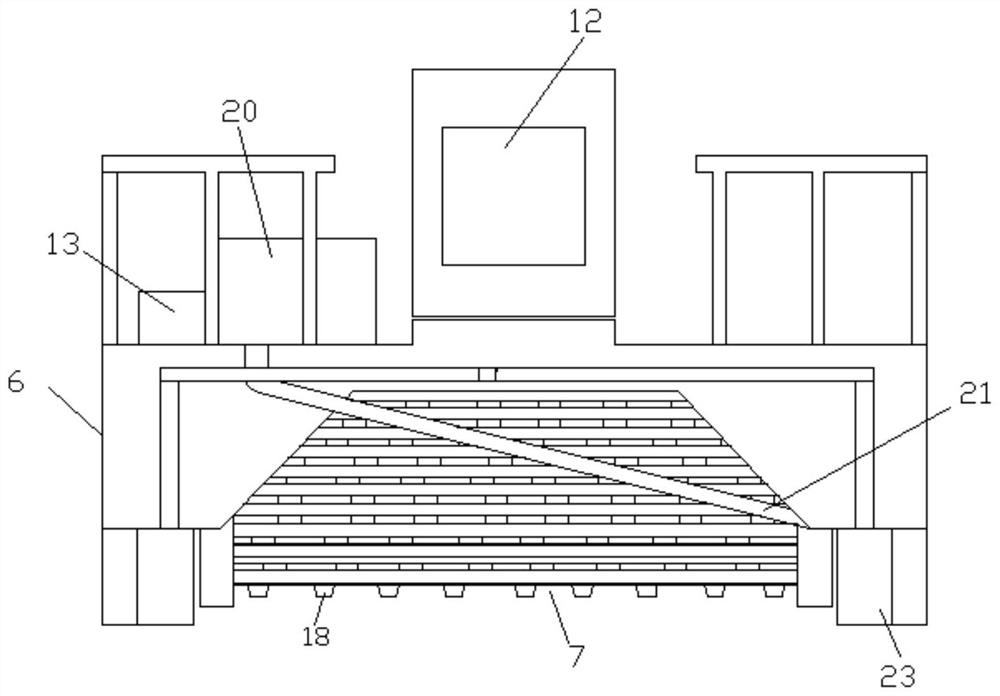 High-water-content material efficient fermentation system integrating functions of material turning, dehydration and material stirring