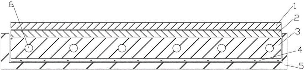 Backlight display module structure and display