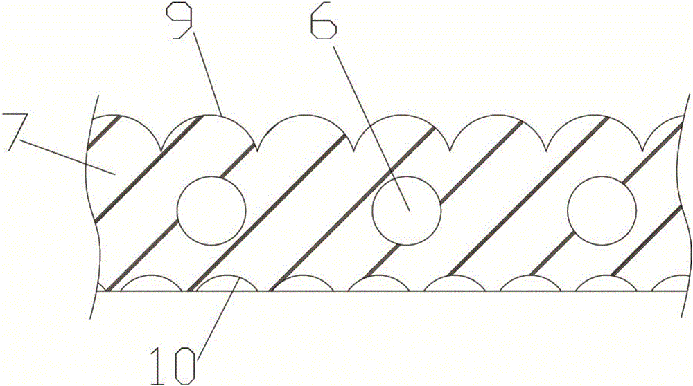 Backlight display module structure and display