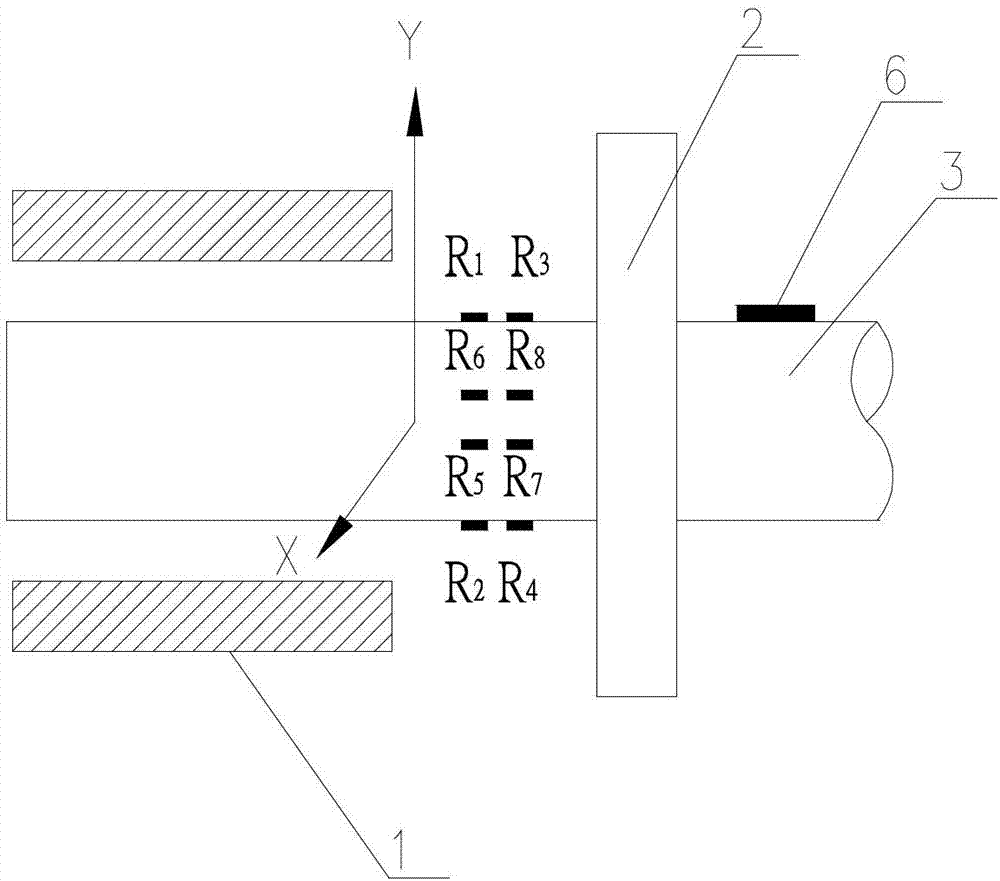 Method for testing and identifying dynamic characteristic coefficients of sliding bearing