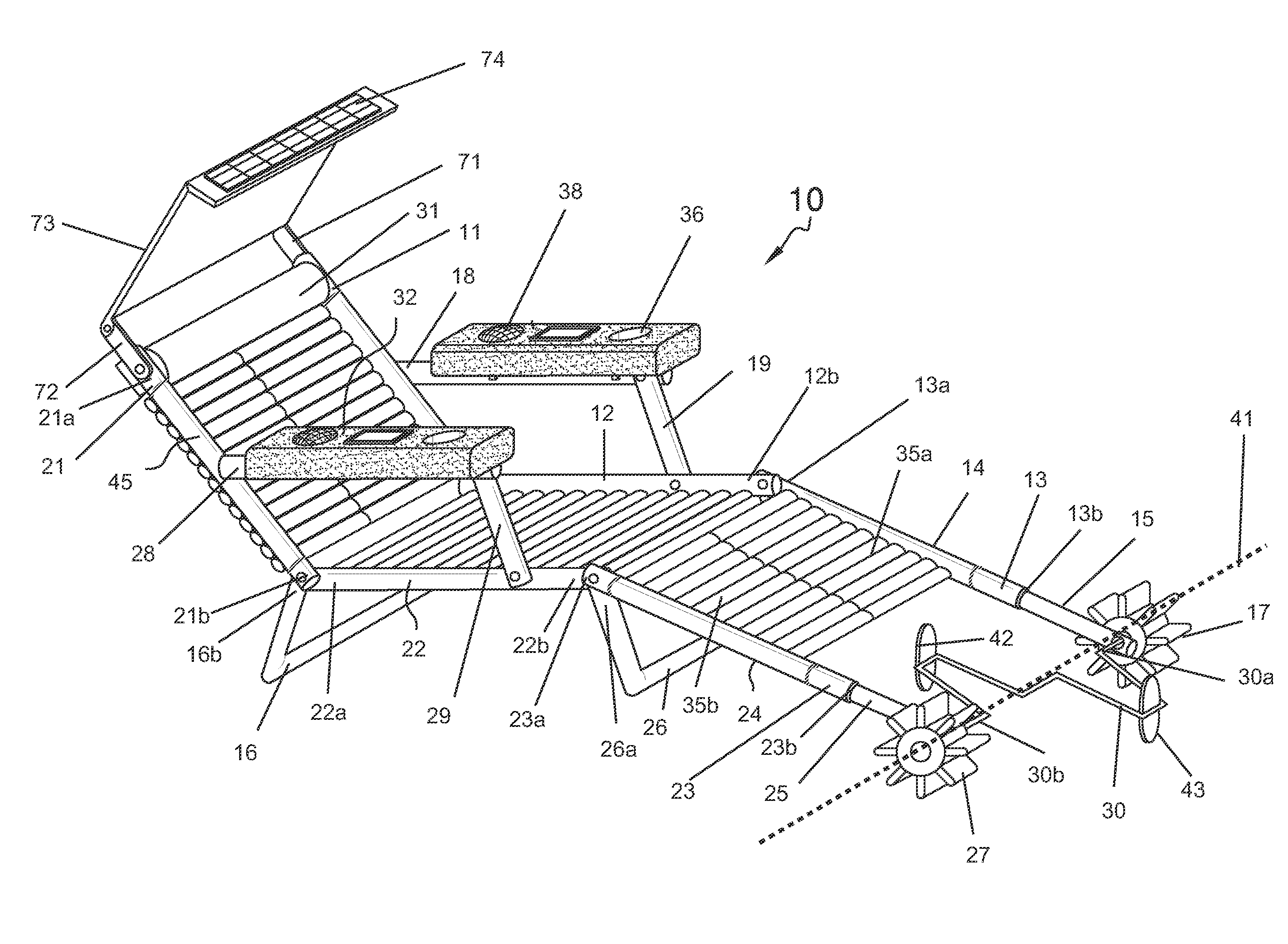 Submergible support and seating apparatus
