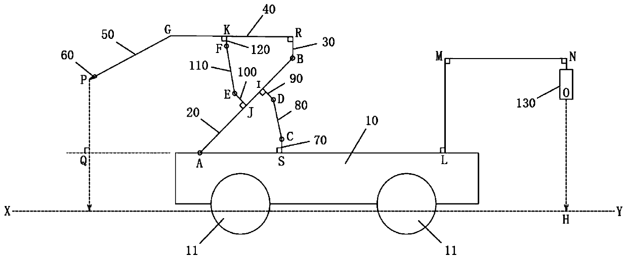 Underwater desilting vehicle and method for detecting distance between stirring suction head of underwater desilting vehicle and bottom