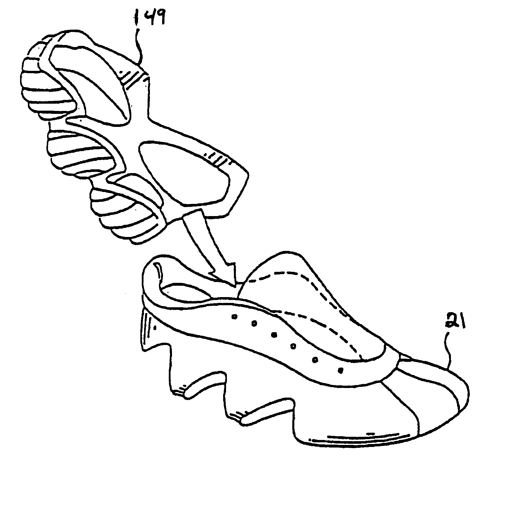Shoe sole orthotic structures and computer controlled compartments