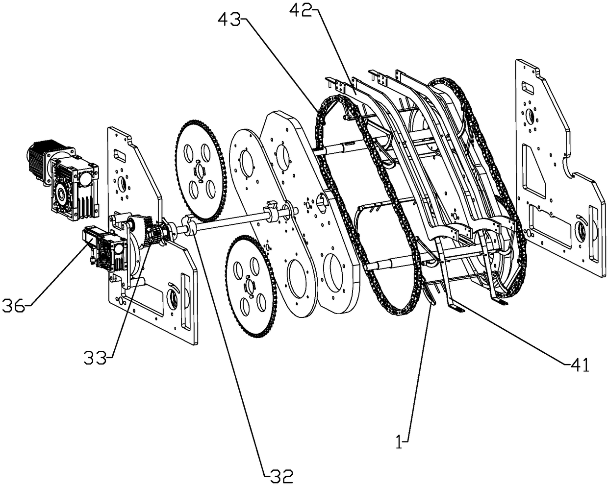 Transmission assembly and biscuit conveying equipment