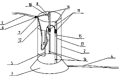 Vertical bathing device