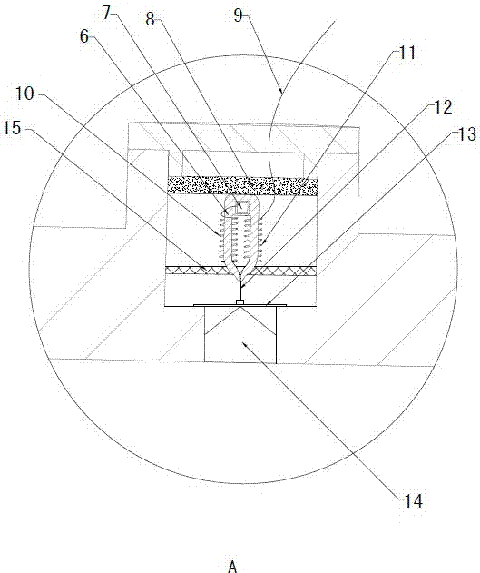 An electromagnetic multi-chamber tube mill expansion belly detection device and pre-expansion belly control method