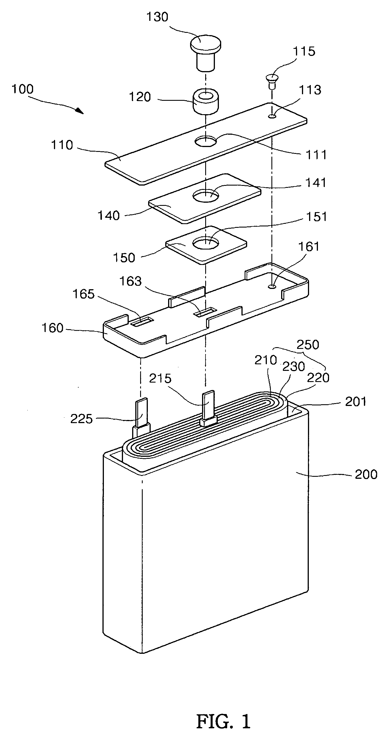 Rechargeable battery and method of assembling for the same