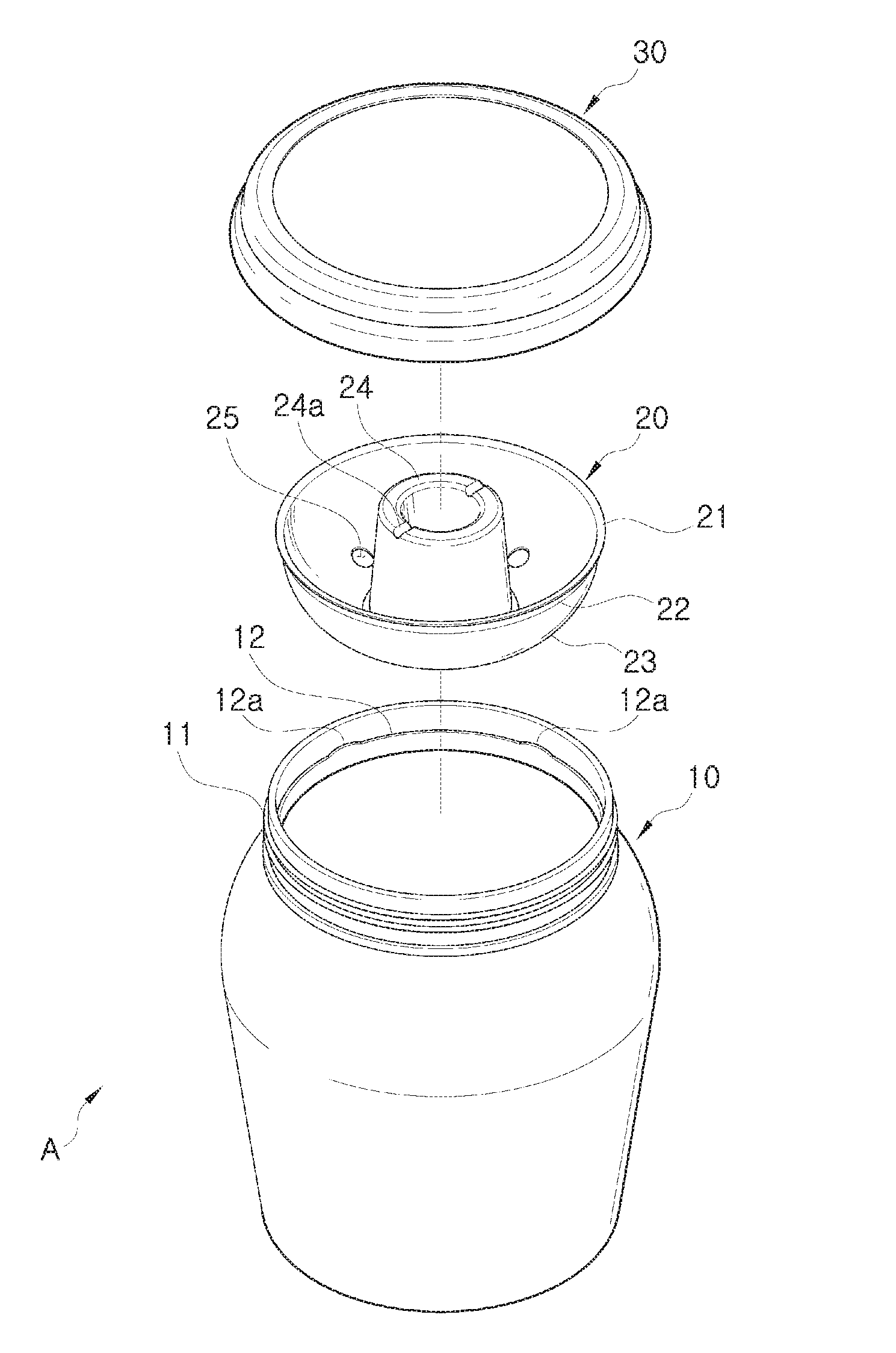 Container for Keeping Fermented Food