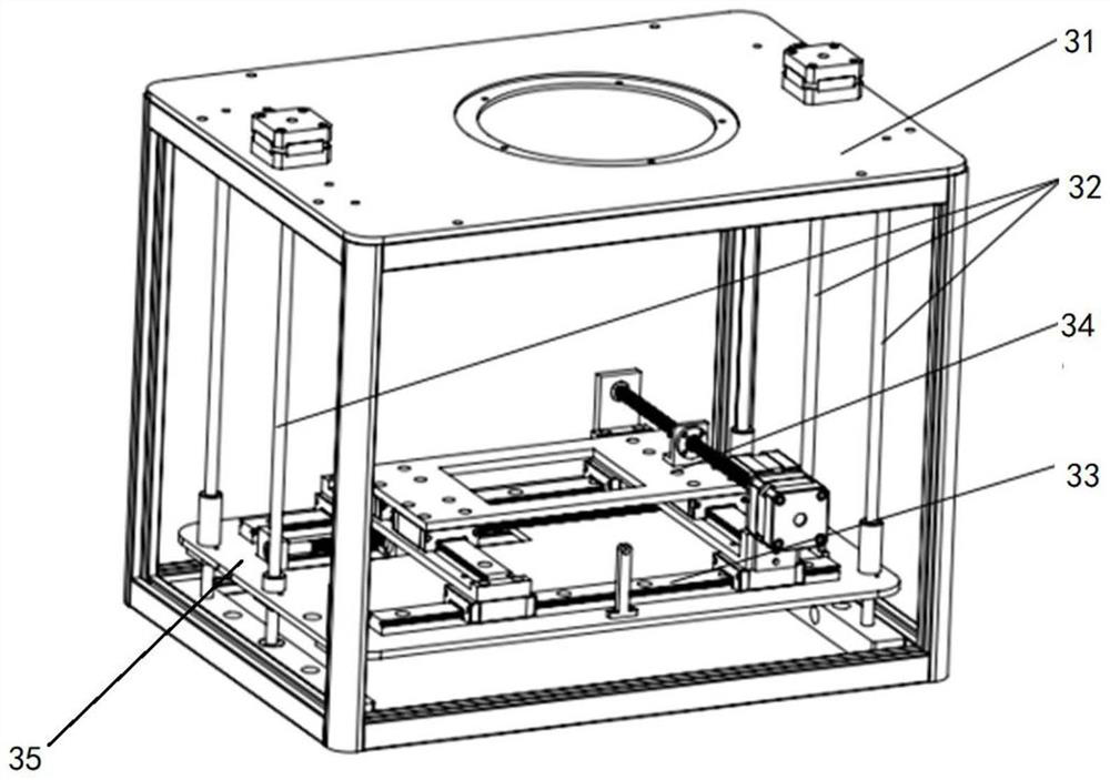 Additive manufacturing system for large-size workpiece manufacturing