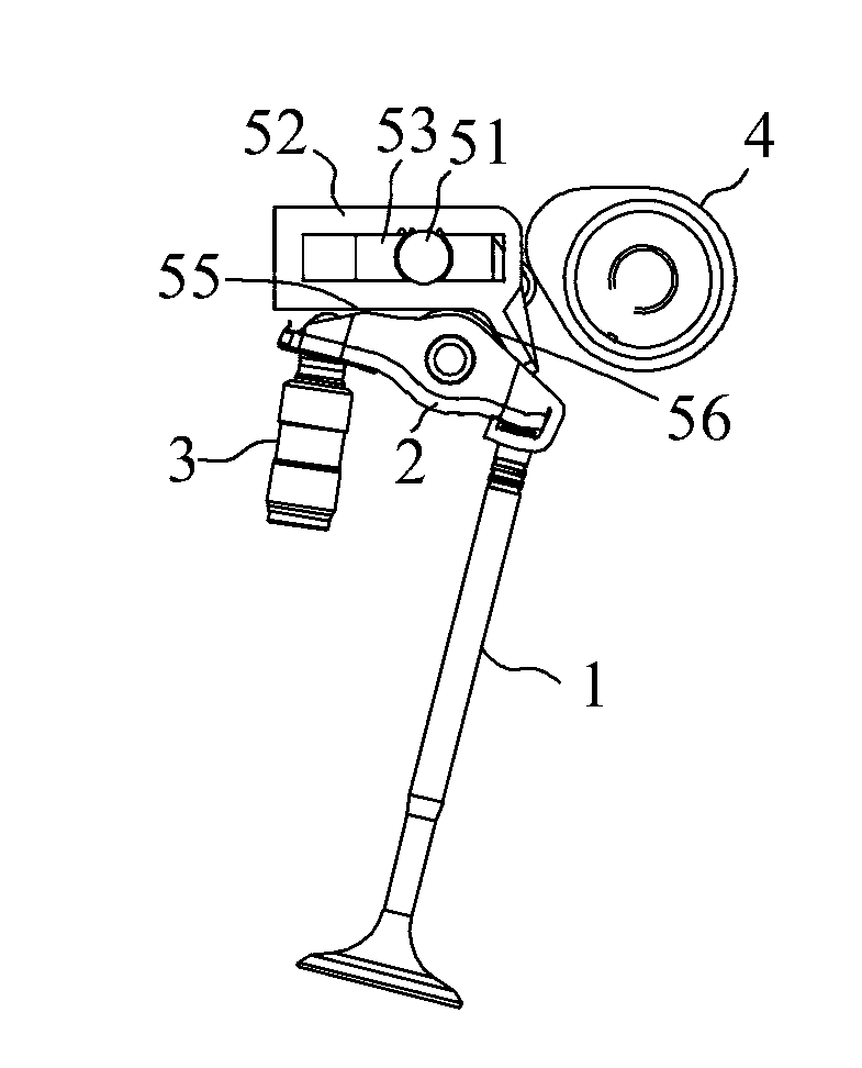 Adjusting device of variable valve lift mechanism and variable valve lift mechanism