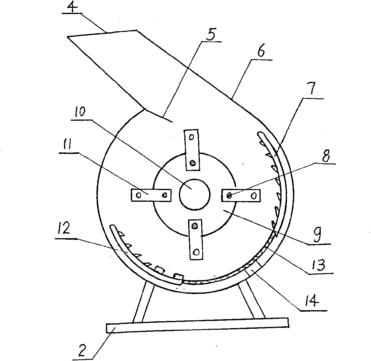 Steel dental plate crusher and manufacture method thereof