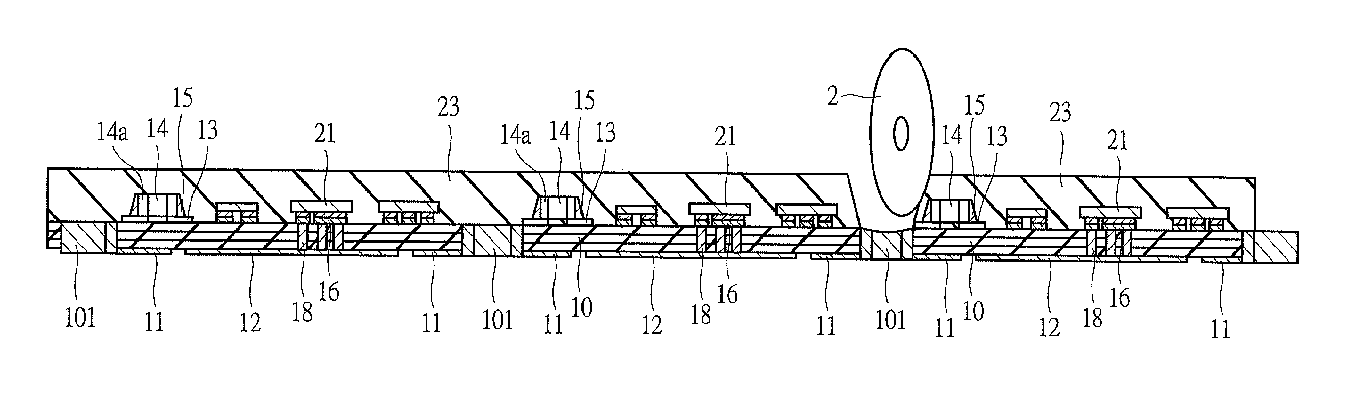 Shielded electronic components and method of manufacturing the same