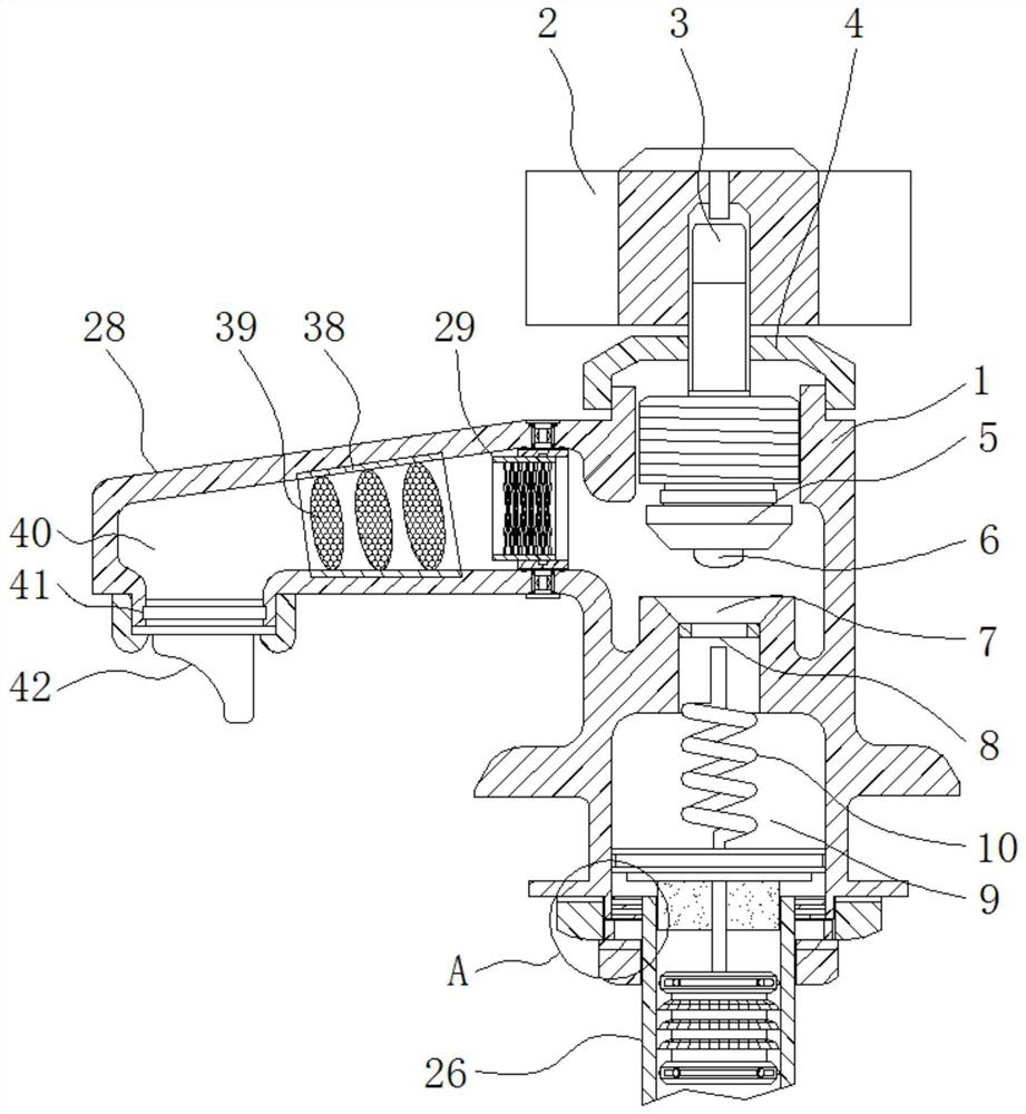 A corrosion-resistant faucet