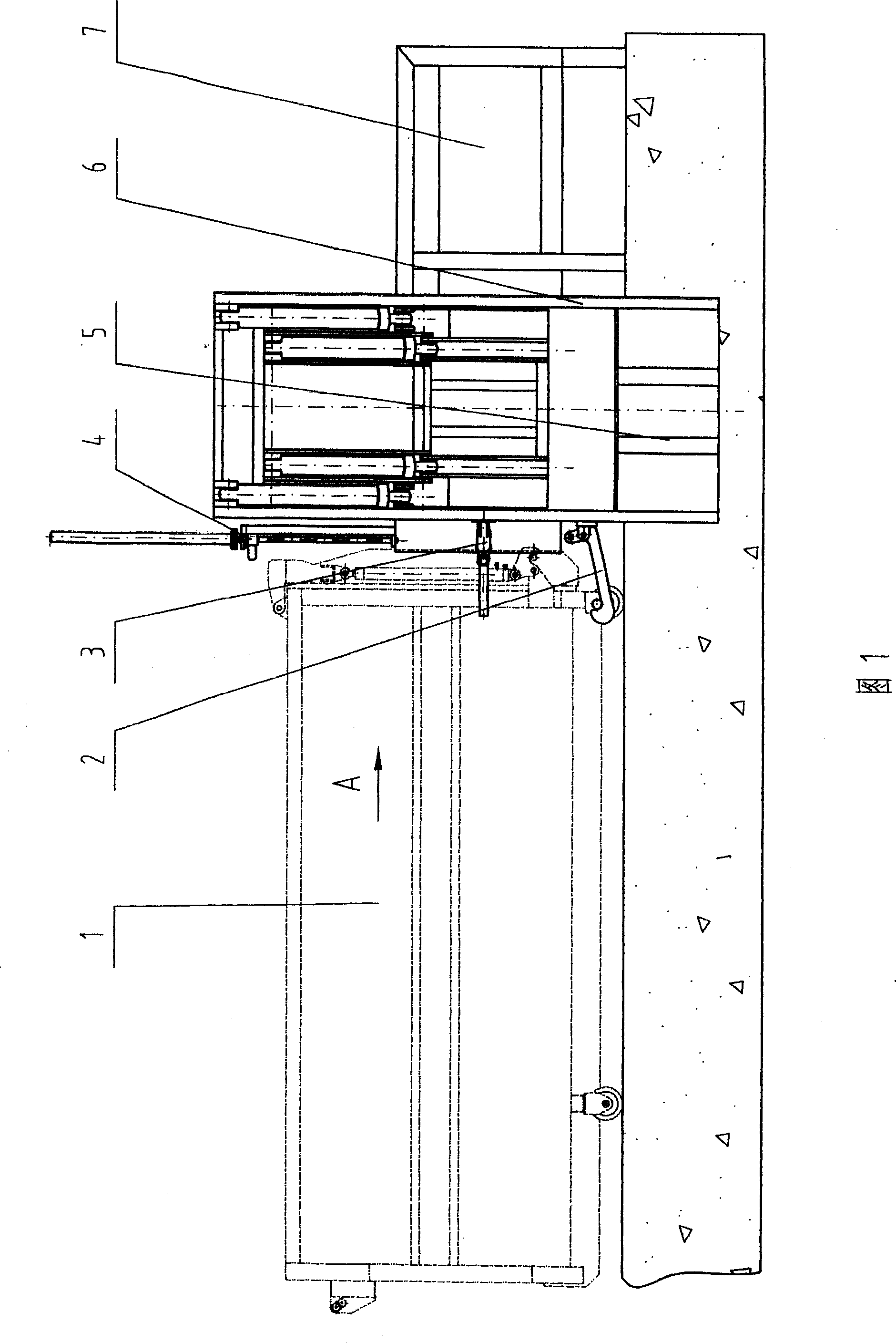 Combined garbage transit station