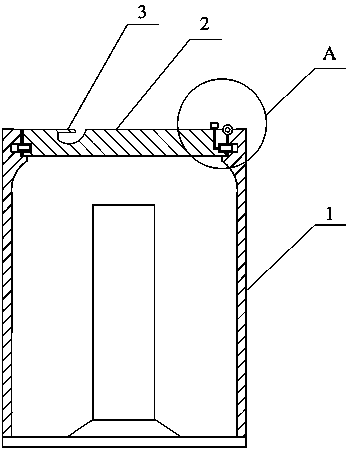 Sealing device of powdered food stirring tank