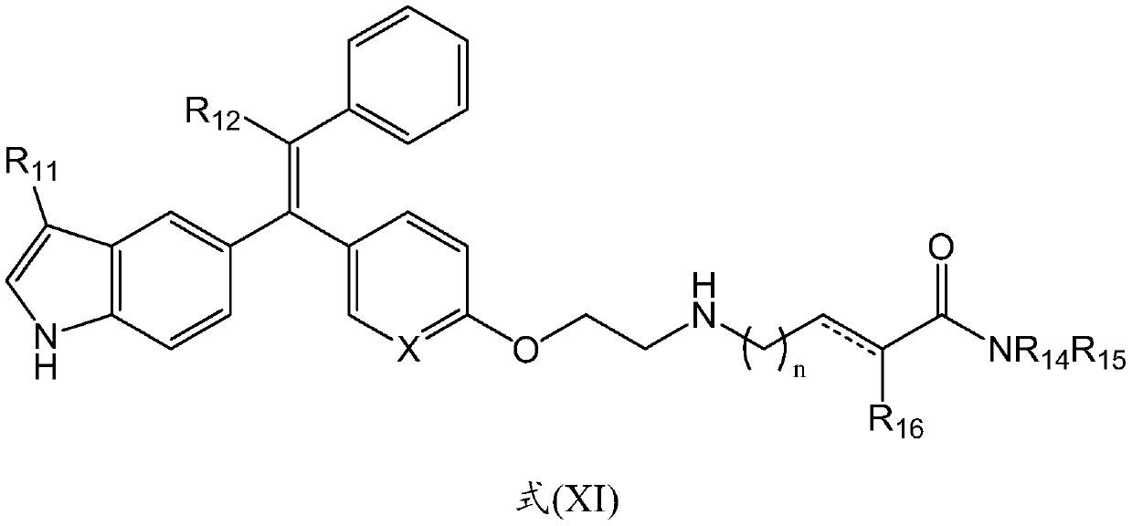Tetrasubstituted alkene compounds and their use