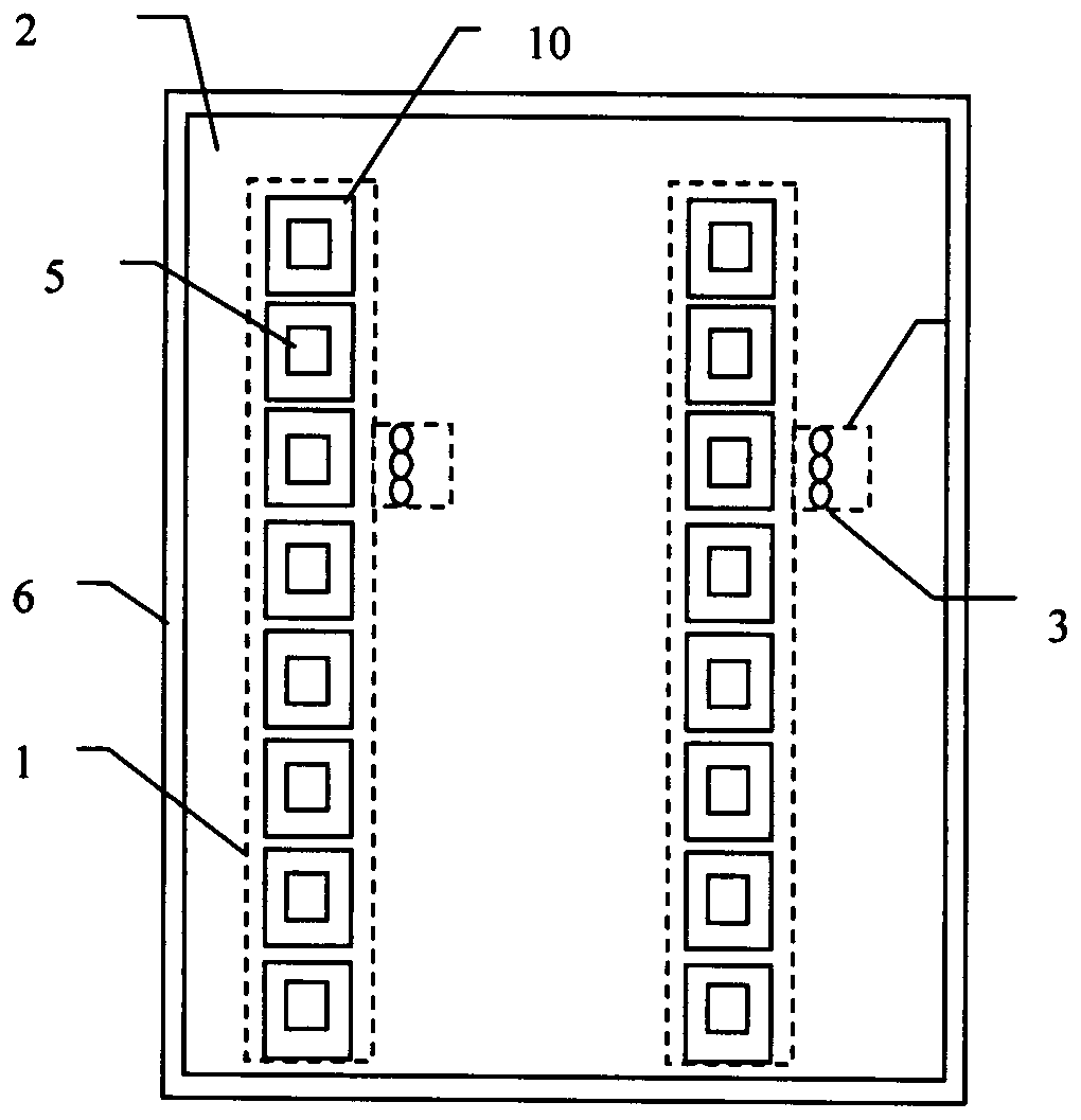 Testing device and method for LED light strips with side luminance
