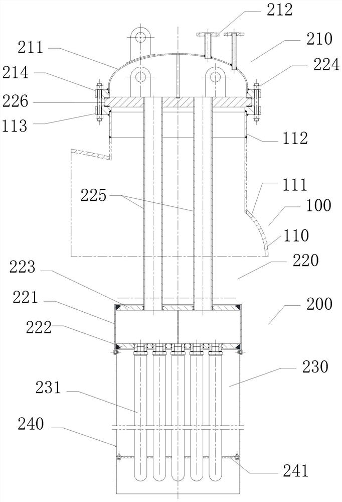 Device and method for realizing reaction and filtration concentration