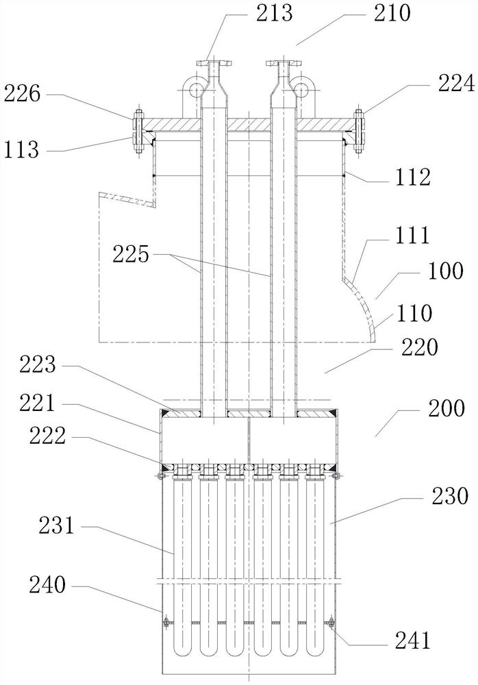 Device and method for realizing reaction and filtration concentration