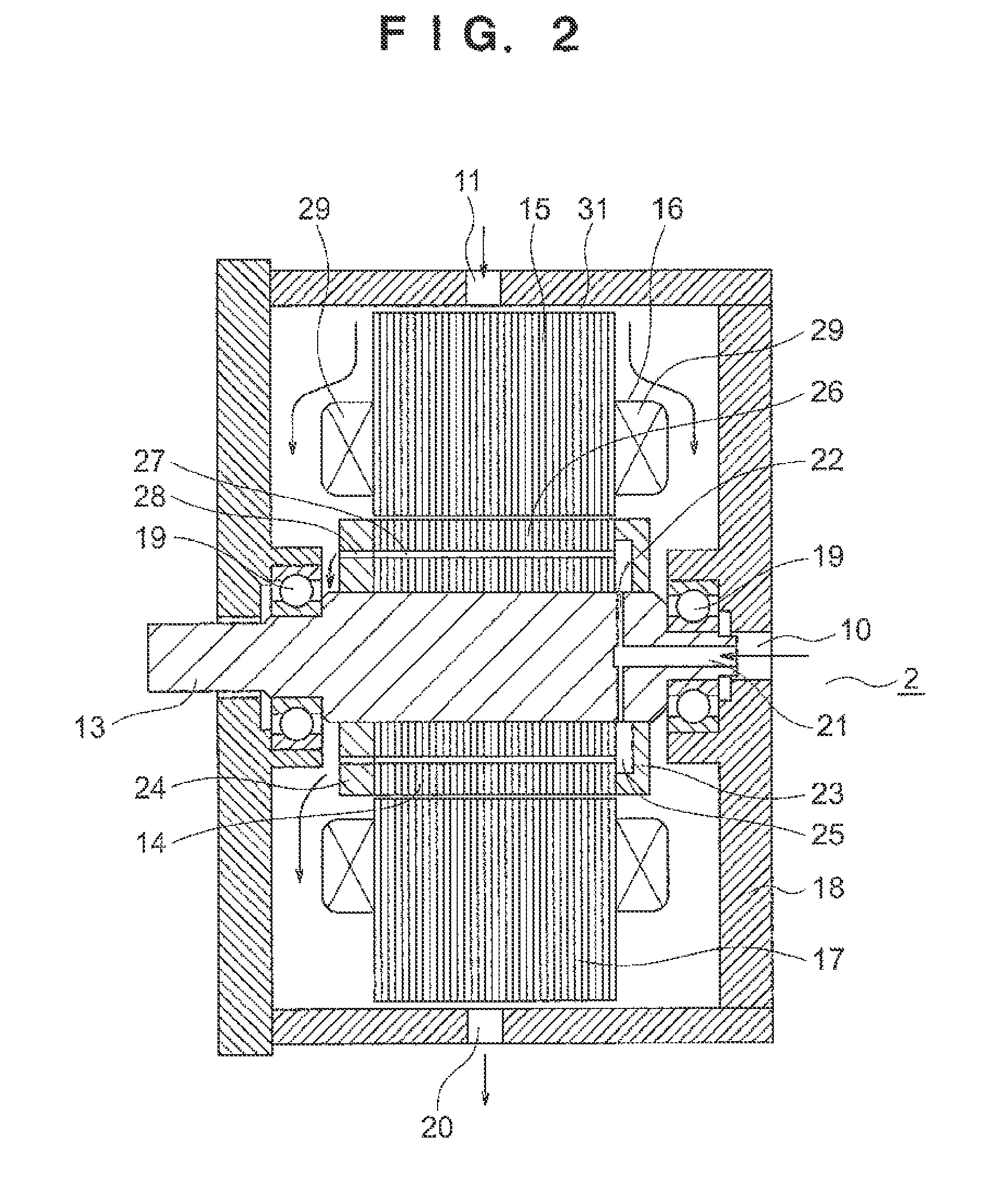 Rotating electric machine and method of operating the same