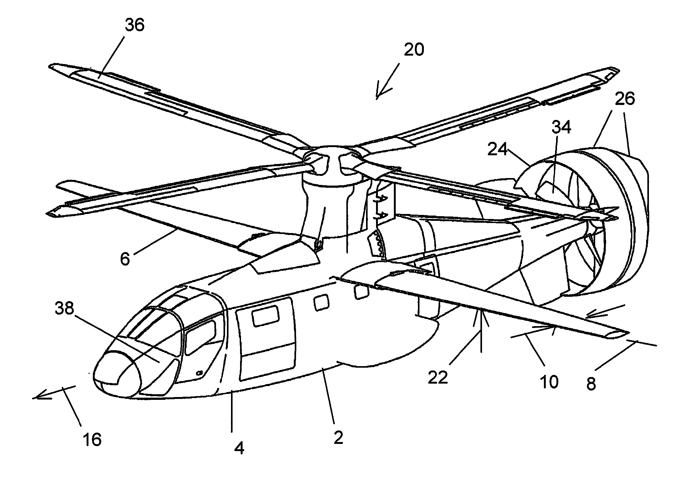 Compound Aircraft with Autorotation