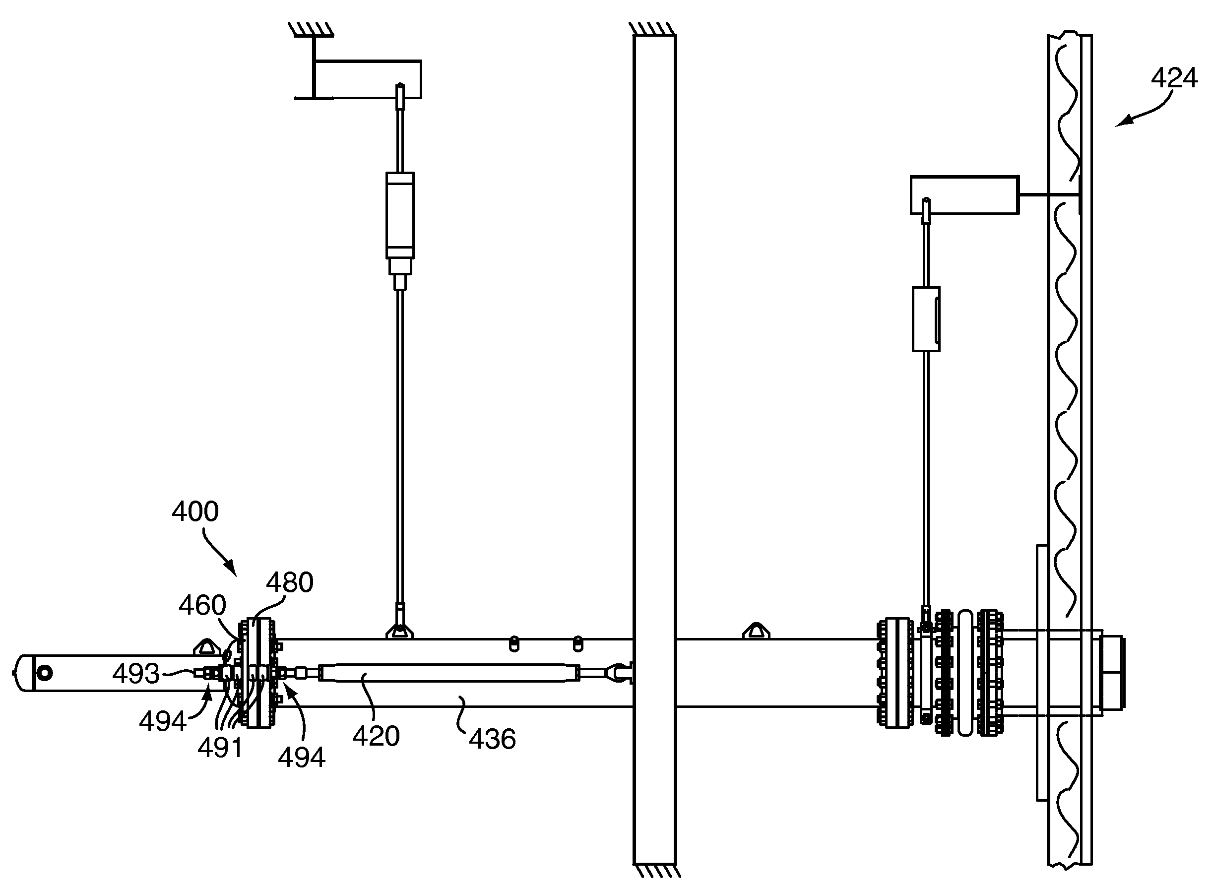 Detonative cleaning apparatus mounting system