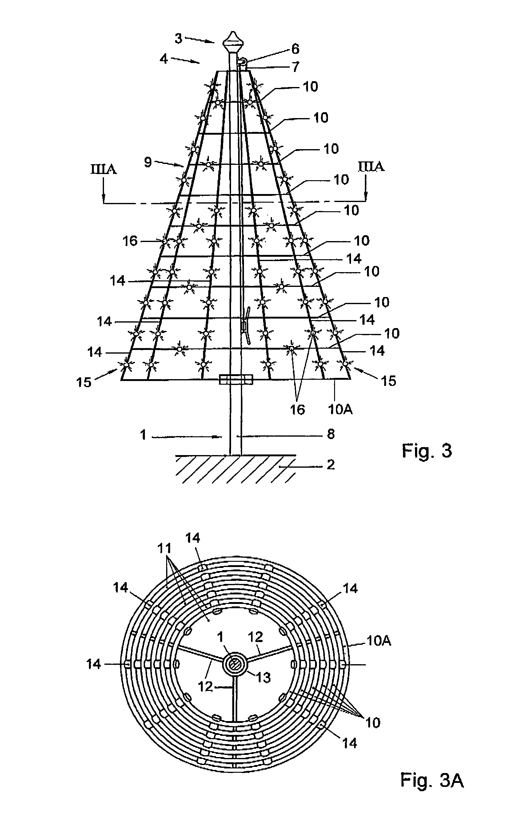 Display assembly and method for its application