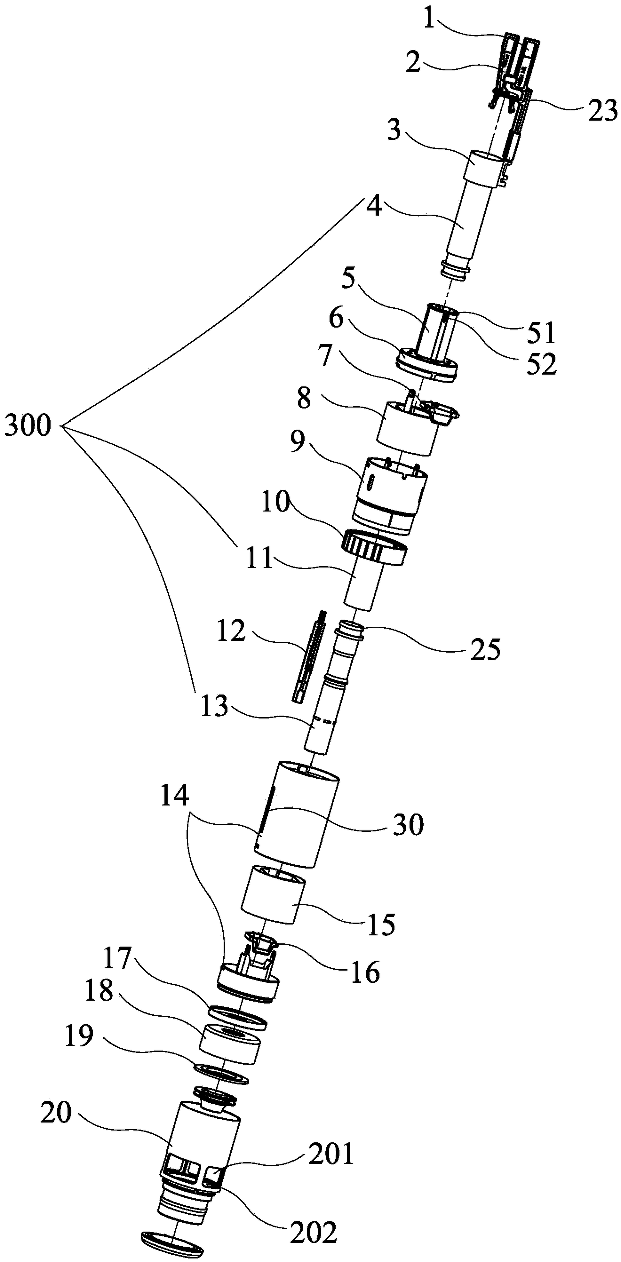 Water drain valve with half exhaust device capable of being separated from full exhaust device