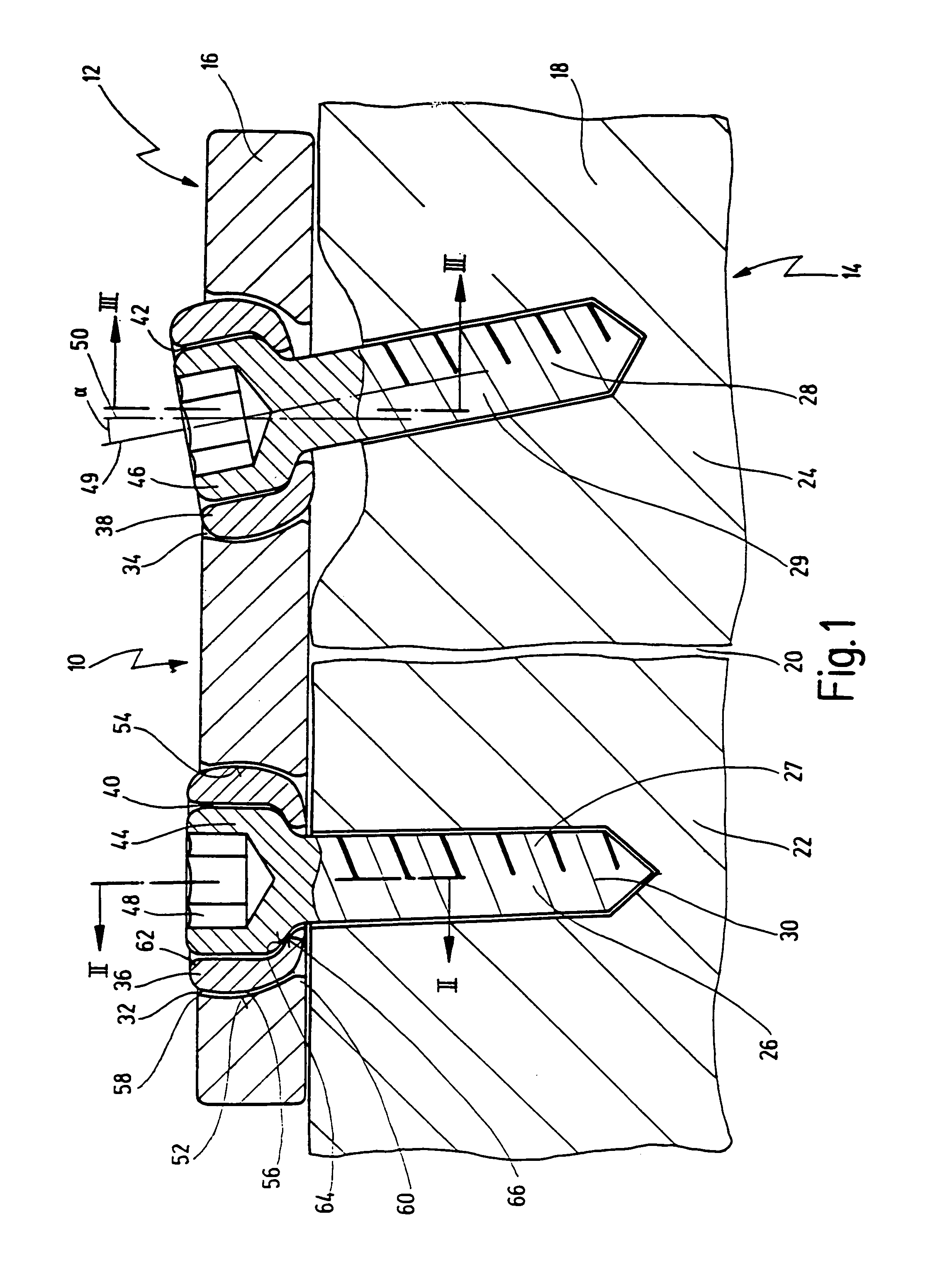 Fastening assembly with improved handling properties