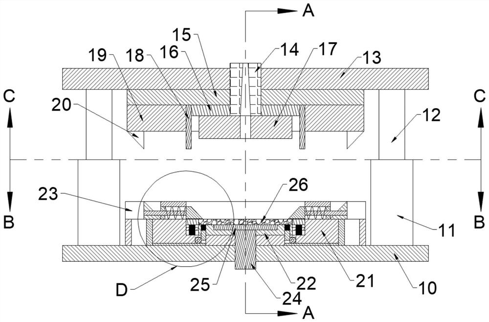 Injection mold for plastic prefabricated part