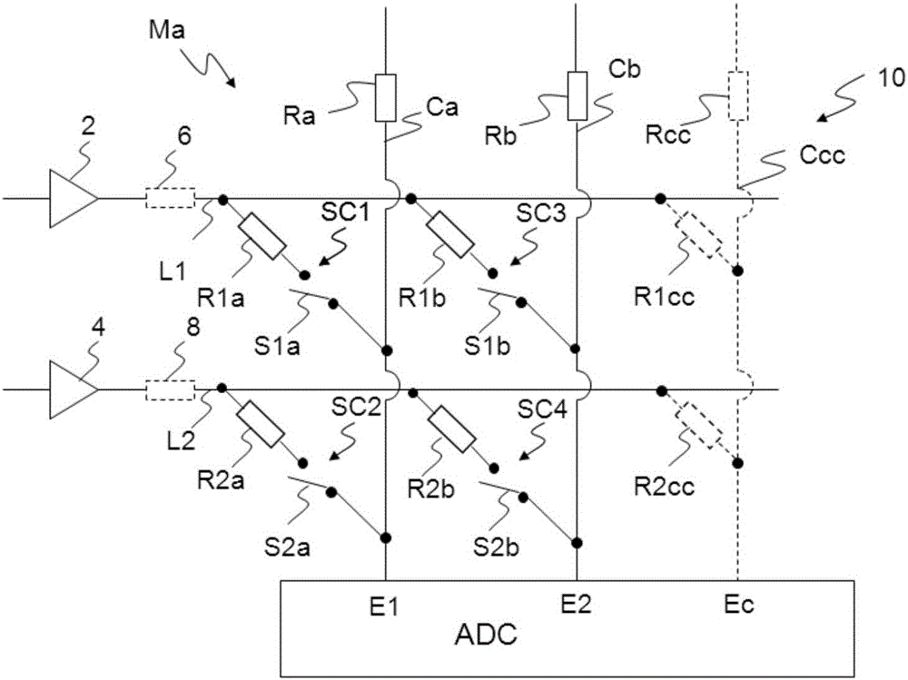 Method for determining active input elements of an input arrangement and input arrangement