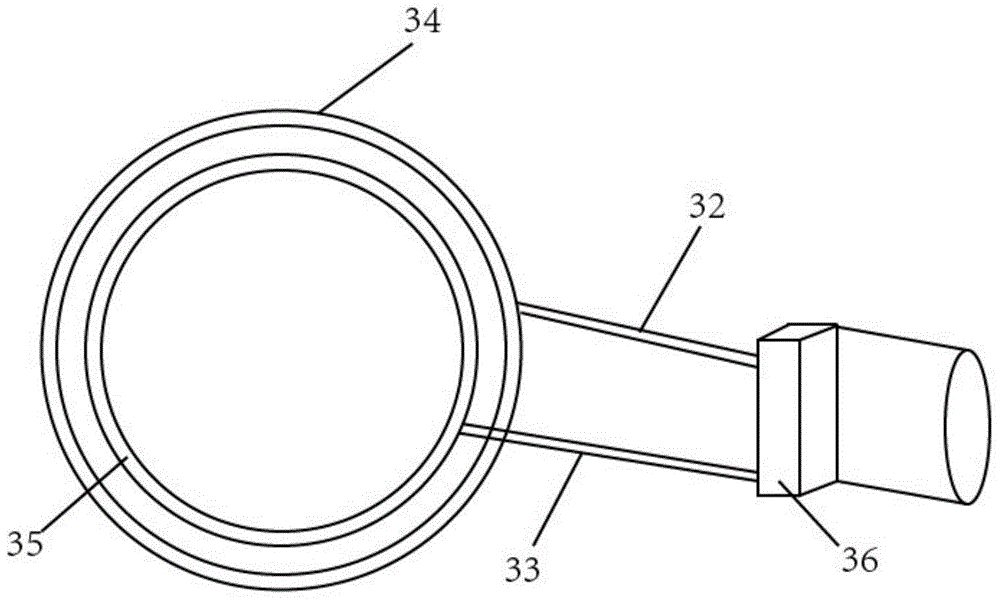 Cooling device for plastic film and application thereof