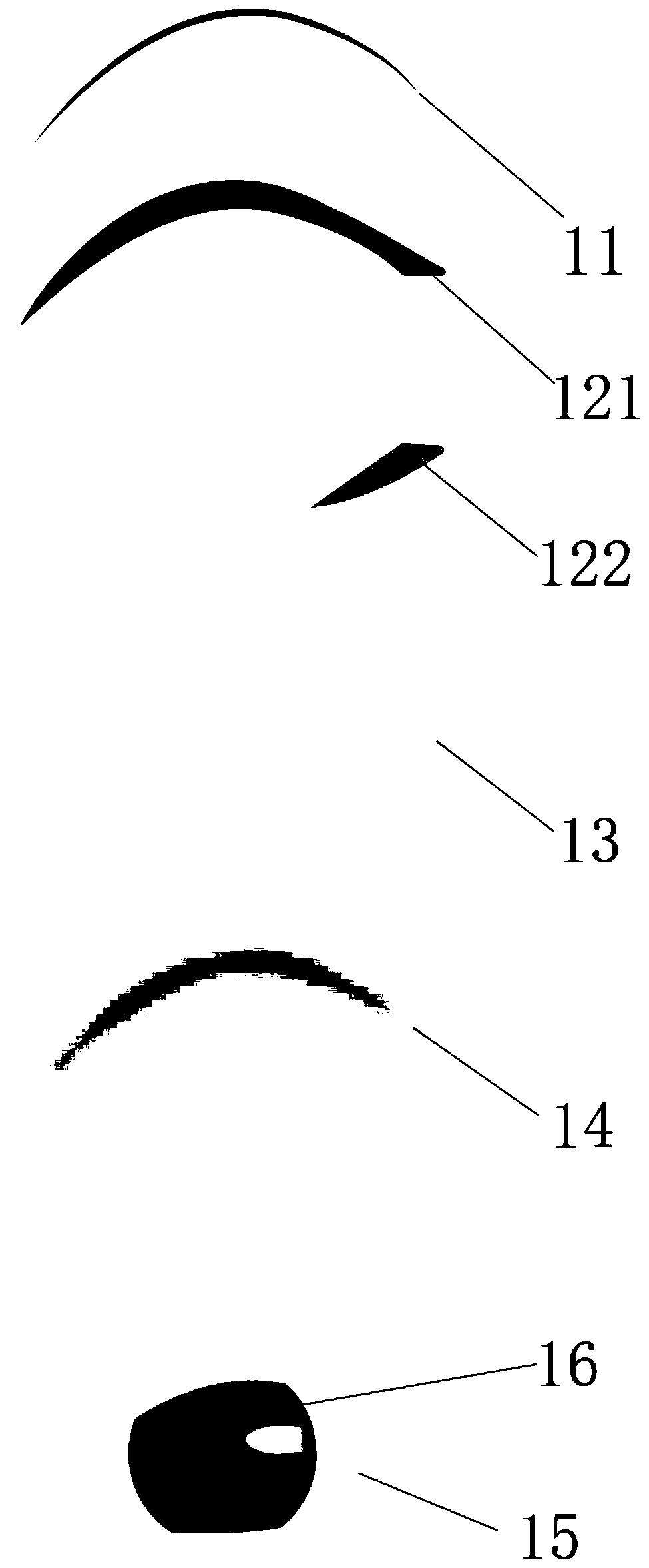 Method for automatically drawing human face cartoon