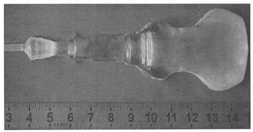 Strontium metaborate birefringent crystal, preparation method and use