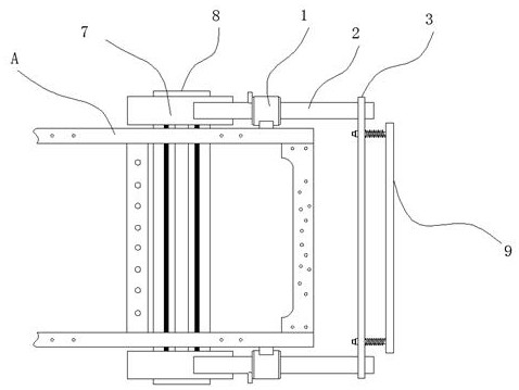 An auxiliary braking and parking component based on vehicle passive safety