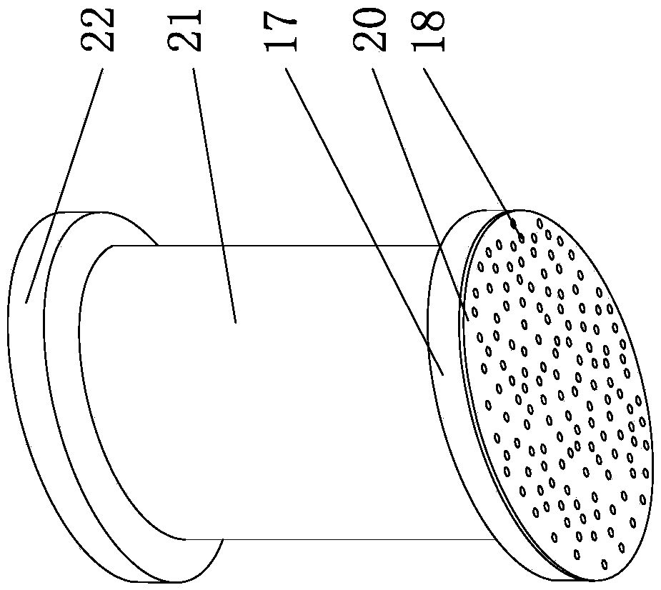 Tail gas filtering device