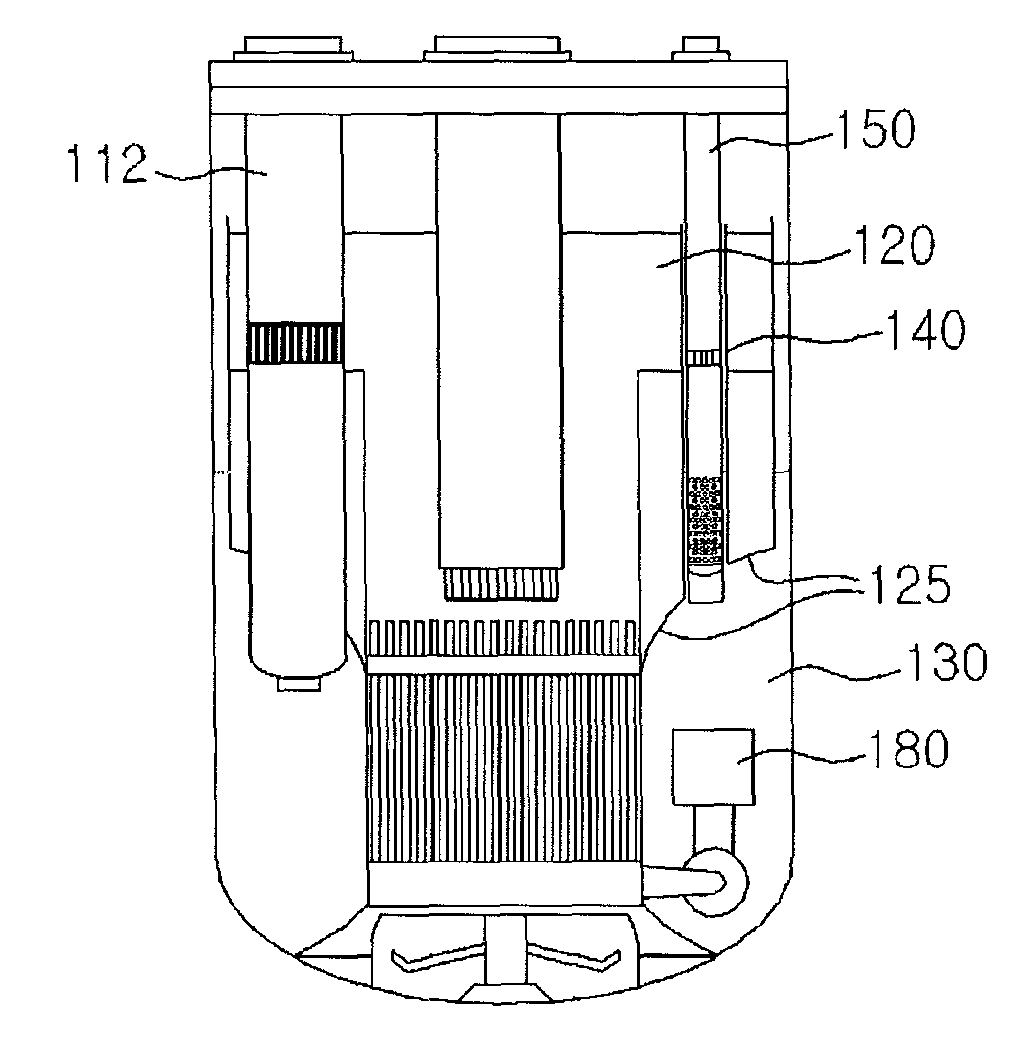 Fully passive decay heat removal system for sodium-cooled fast reactors that utilizes partially immersed decay heat exchanger