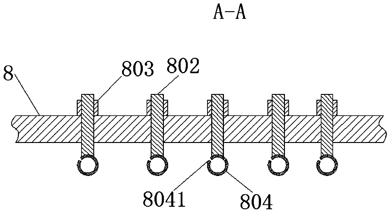 Dyeing device for textile grey fabric edge line