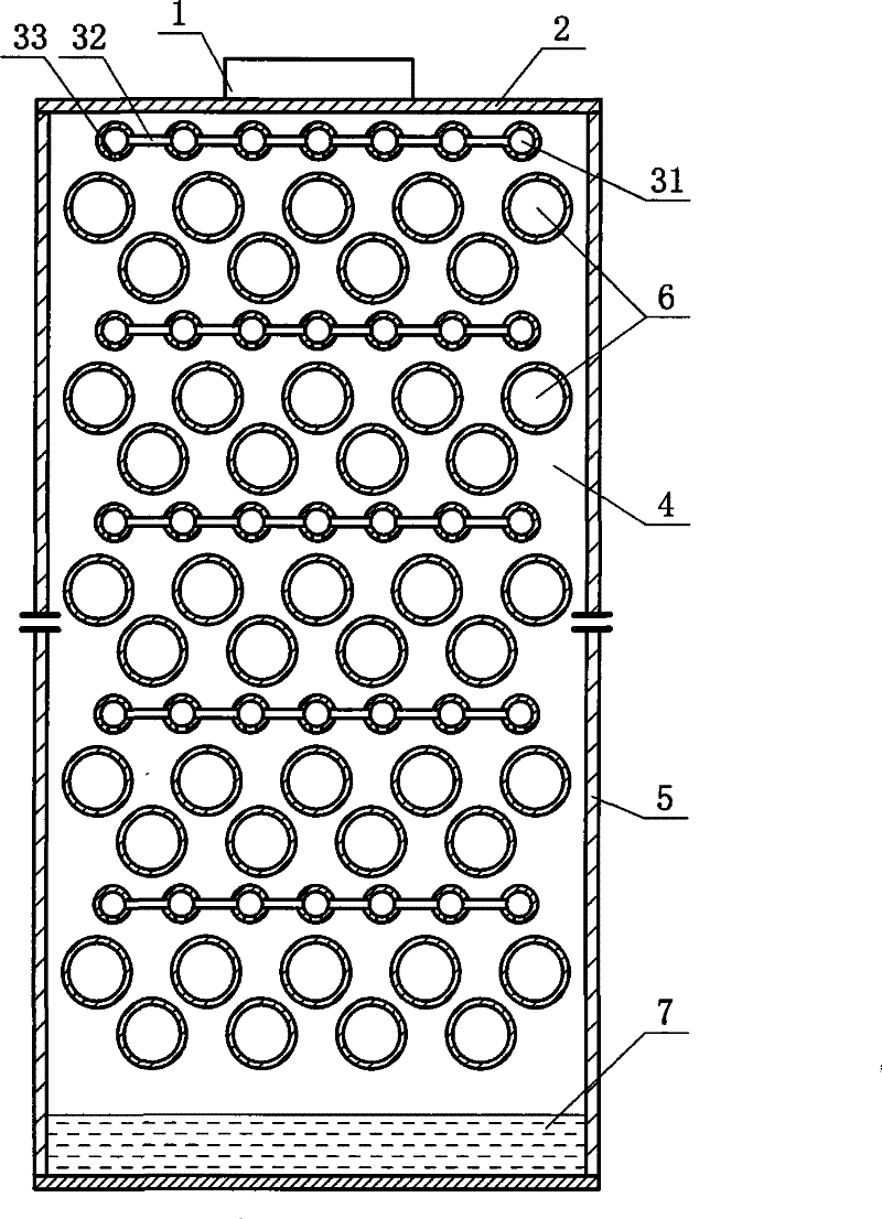 Large wind air indirect cooling device