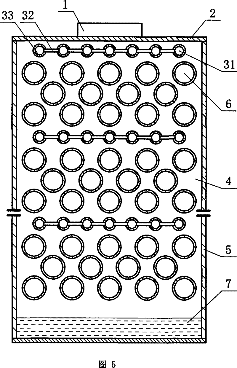 Large wind air indirect cooling device
