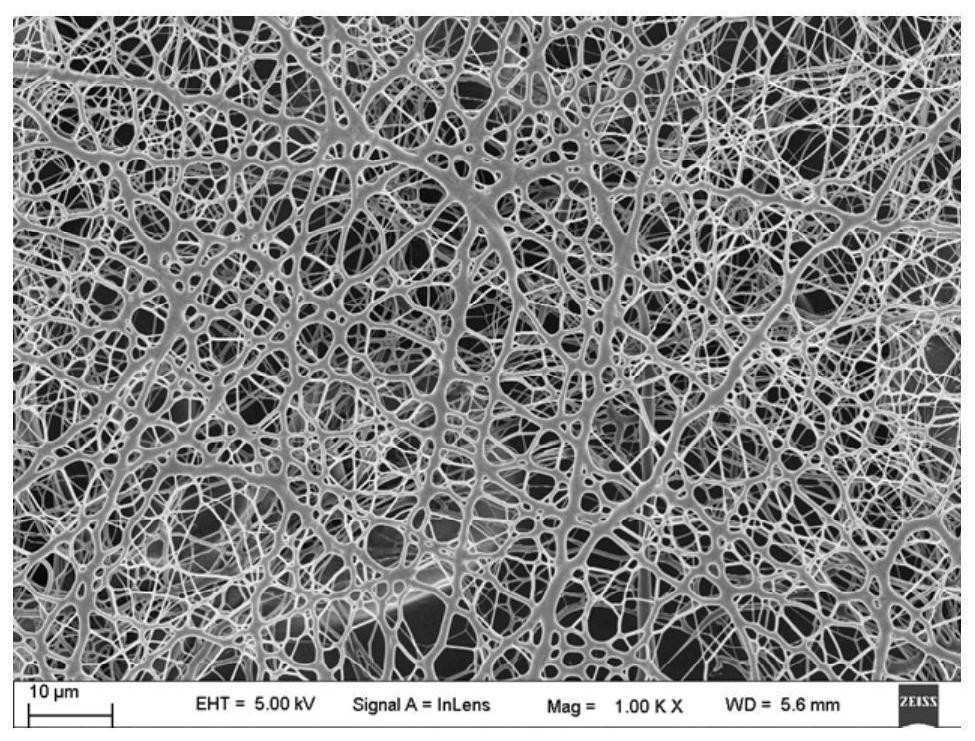 Chitosan-based nerve fiber membrane, preparation method, nerve guide and application