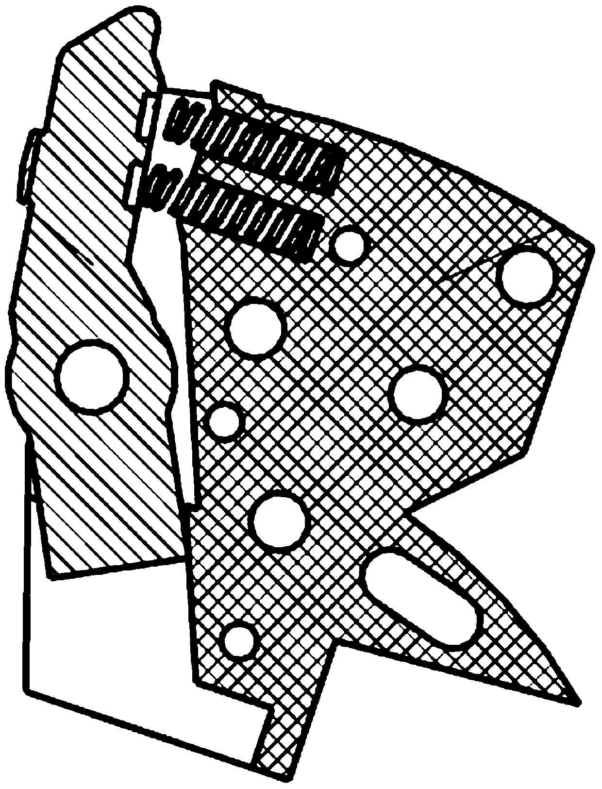 Contact mechanism of universal circuit breaker