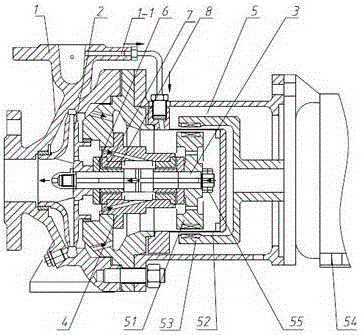 Zero-abrasion magnetic pump